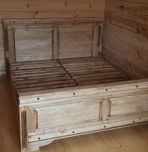 Кровать "Викинг 01" 1400 массив в Озерске - ozersk.ok-mebel.com | фото 2