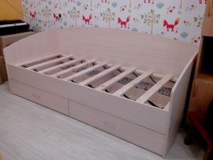 Кровать Соло-софа 1 с ящиками в Озерске - ozersk.ok-mebel.com | фото 2