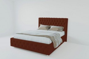 Кровать Версаль 800 без основания (велюр бордовый) в Озерске - ozersk.ok-mebel.com | фото