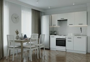 Кухонный гарнитур Белый Глянец 2000 (Стол. 38мм) в Озерске - ozersk.ok-mebel.com | фото