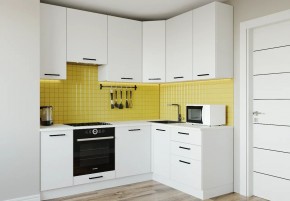 Кухонный гарнитур Белый Глянец 2200*1600 h950 (Стол. 38мм) в Озерске - ozersk.ok-mebel.com | фото