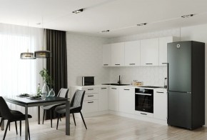 Кухонный гарнитур Белый Глянец 2600*1600 (Стол. 38мм) в Озерске - ozersk.ok-mebel.com | фото