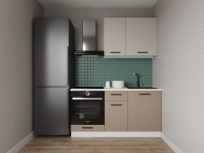 Кухонный гарнитур Каппучино 1600 (Стол. 38мм) в Озерске - ozersk.ok-mebel.com | фото