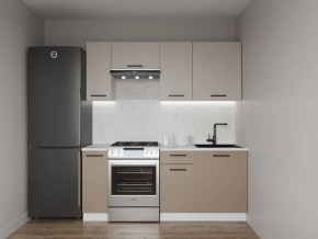 Кухонный гарнитур Каппучино 1800 (Стол. 38мм) в Озерске - ozersk.ok-mebel.com | фото