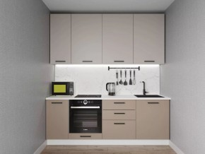 Кухонный гарнитур Каппучино 2200 h950 (Стол. 26мм) в Озерске - ozersk.ok-mebel.com | фото
