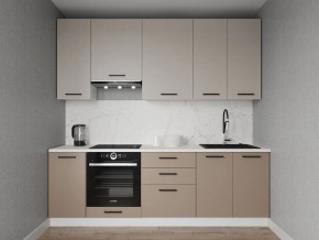 Кухонный гарнитур Каппучино 2400 h950 (Стол. 38мм) в Озерске - ozersk.ok-mebel.com | фото