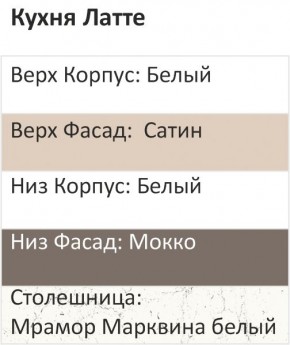 Кухонный гарнитур Латте 1800 (Стол. 38мм) в Озерске - ozersk.ok-mebel.com | фото 3