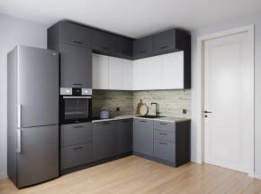 Кухонный гарнитур Меренга 2200*1700 (Стол. 38мм) в Озерске - ozersk.ok-mebel.com | фото