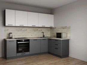 Кухонный гарнитур Меренга 2600*1600 (Стол. 26мм) в Озерске - ozersk.ok-mebel.com | фото