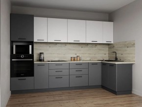 Кухонный гарнитур Меренга 3200*1400 (Стол. 26 мм) в Озерске - ozersk.ok-mebel.com | фото