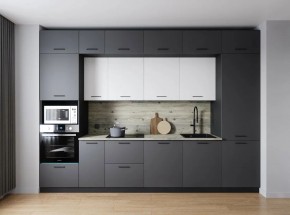 Кухонный гарнитур Меренга 3400 (Стол. 26мм) в Озерске - ozersk.ok-mebel.com | фото