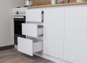 Кухня "МОРИ" 2.0 м (белый/дуб вотан) в Озерске - ozersk.ok-mebel.com | фото 4