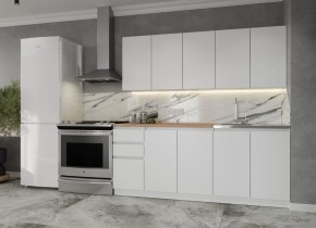 Кухня "МОРИ" 2.0 м (белый/дуб вотан) в Озерске - ozersk.ok-mebel.com | фото 6