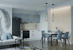 Кухонный гарнитур Ниагара 2550 (Стол. 38мм) в Озерске - ozersk.ok-mebel.com | фото