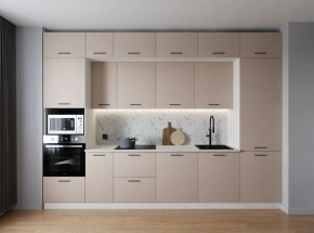 Кухонный гарнитур Шампань 3400 (Стол. 26мм) в Озерске - ozersk.ok-mebel.com | фото