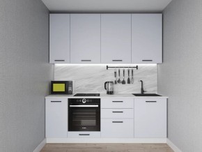 Кухонный гарнитур Смоки 2200 h950 (Стол. 38 мм) в Озерске - ozersk.ok-mebel.com | фото
