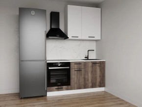 Кухонный гарнитур Старое Дерево 1600 h950 (Стол. 38мм) в Озерске - ozersk.ok-mebel.com | фото