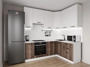 Кухонный гарнитур Старое Дерево 2200*1600 h950 (Стол. 26мм) в Озерске - ozersk.ok-mebel.com | фото