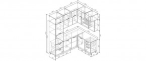 Кухонный гарнитур Старое Дерево 2200*1700 (Стол. 38мм) в Озерске - ozersk.ok-mebel.com | фото 2