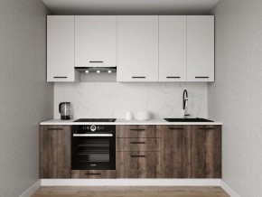 Кухонный гарнитур Старое Дерево 2400 h950 (Стол. 38мм) в Озерске - ozersk.ok-mebel.com | фото