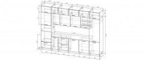 Кухонный гарнитур Старое Дерево 3400 (Стол. 38мм) в Озерске - ozersk.ok-mebel.com | фото 2