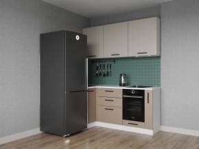 Кухонный гарнитур угловой Каппучино 1000*1800 (Стол. 38мм) в Озерске - ozersk.ok-mebel.com | фото
