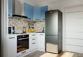 Кухонный гарнитур угловой Капри 2200х1000 (Стол. 38мм) в Озерске - ozersk.ok-mebel.com | фото