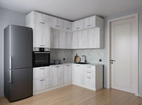 Кухонный гарнитур угловой Пайн 2200*1700 (Стол. 38мм) в Озерске - ozersk.ok-mebel.com | фото