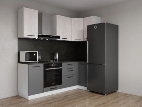 Кухонный гарнитур угловой Санторини 2200*1000 (Стол. 38мм) в Озерске - ozersk.ok-mebel.com | фото