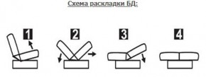 ЛАУРА ЛЮКС Диван Лаура Люкс БД+2подушки в Озерске - ozersk.ok-mebel.com | фото 7
