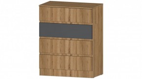 ЛЕНОРА Комод 4 ящика (графит) в Озерске - ozersk.ok-mebel.com | фото