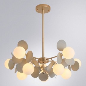 Люстра на штанге Arte Lamp Peacock A1369SP-10GY в Озерске - ozersk.ok-mebel.com | фото 2