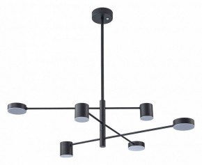 Люстра на штанге Arte Lamp Stanley A2476PL-40BK в Озерске - ozersk.ok-mebel.com | фото