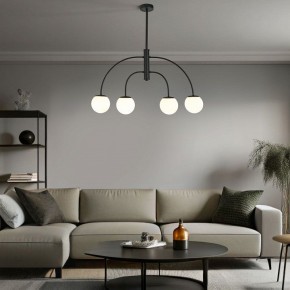 Люстра на штанге Eurosvet Cenacolo 30179/4 черный в Озерске - ozersk.ok-mebel.com | фото 2
