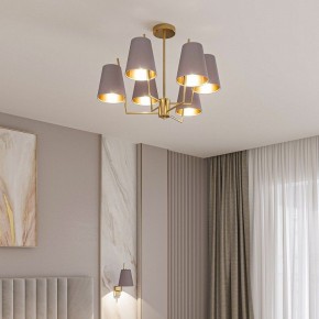 Люстра на штанге Eurosvet Topanga 60173/6 латунь в Озерске - ozersk.ok-mebel.com | фото 3