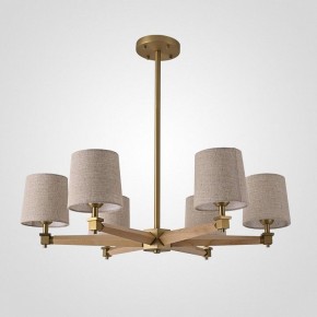 Люстра на штанге Imperiumloft Jorgenson Beige/Light wood STAVRA01 в Озерске - ozersk.ok-mebel.com | фото