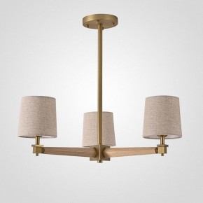 Люстра на штанге Imperiumloft Jorgenson Beige/Light wood STAVRA01 в Озерске - ozersk.ok-mebel.com | фото