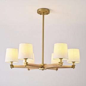 Люстра на штанге Imperiumloft Jorgenson White/Light wood STAVRA01 в Озерске - ozersk.ok-mebel.com | фото 3