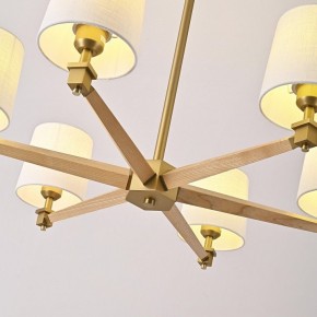 Люстра на штанге Imperiumloft Jorgenson White/Light wood STAVRA01 в Озерске - ozersk.ok-mebel.com | фото 7