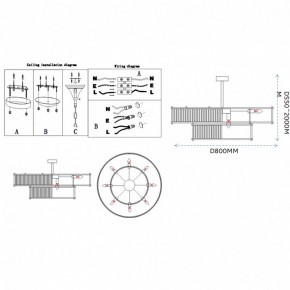 Люстра на штанге Imperiumloft RH Marais Round Chandelier D80 40,2668 в Озерске - ozersk.ok-mebel.com | фото 11