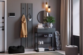 МЕБЕЛЬСОН К19 Прихожая (графит) в Озерске - ozersk.ok-mebel.com | фото