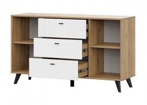 МИЛАН Детская (Дуб Золотой/Белый матовый) в Озерске - ozersk.ok-mebel.com | фото 17