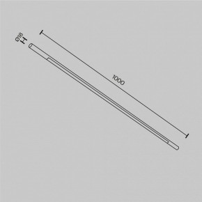 Модульный светильник Maytoni Basis C100CL-L1000-24W3-6K-B в Озерске - ozersk.ok-mebel.com | фото 6