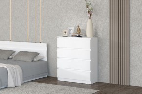МС "Хилтон" Комод №1 800 (4 ящ.) белый текстурный в Озерске - ozersk.ok-mebel.com | фото