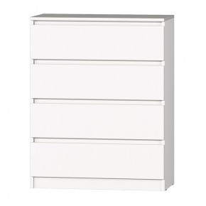 МС "Хилтон" Комод №1 800 (4 ящ.) белый текстурный в Озерске - ozersk.ok-mebel.com | фото 2