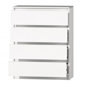 МС "Хилтон" Комод №1 800 (4 ящ.) белый текстурный в Озерске - ozersk.ok-mebel.com | фото 3