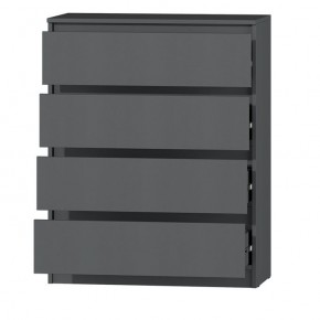 МС "Хилтон" Комод №1 800 (4 ящ.) графит в Озерске - ozersk.ok-mebel.com | фото 3