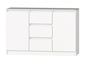МС "Хилтон" Комод №4 1200 (белый текстурный) в Озерске - ozersk.ok-mebel.com | фото 2