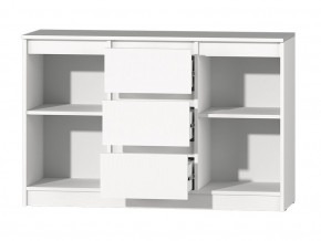 МС "Хилтон" Комод №4 1200 (белый текстурный) в Озерске - ozersk.ok-mebel.com | фото 3