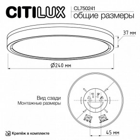 Накладной светильник Citilux Etalon CL750241 в Озерске - ozersk.ok-mebel.com | фото 9